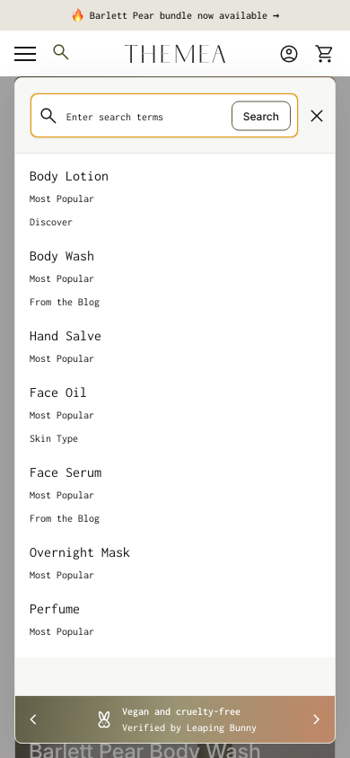 Search → panel opened — Navi+ on the Align Shopify theme Search → panel opened — Navi+ on the Align Shopify theme
