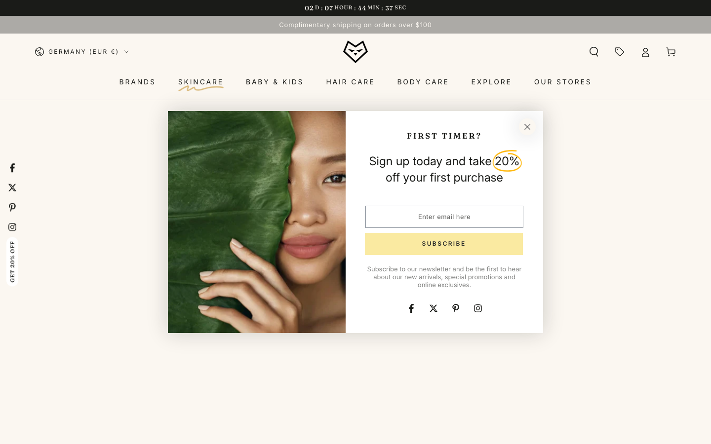 Cart → panel opened — Navi+ on the Be Yours Shopify theme Cart → panel opened — Navi+ on the Be Yours Shopify theme