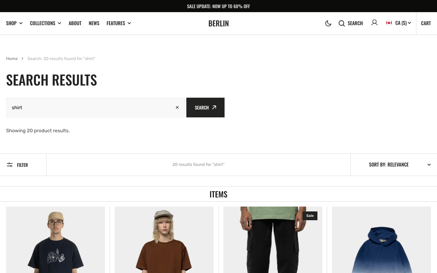 Search → panel opened — Navi+ on the Berlin Shopify theme Search → panel opened — Navi+ on the Berlin Shopify theme
