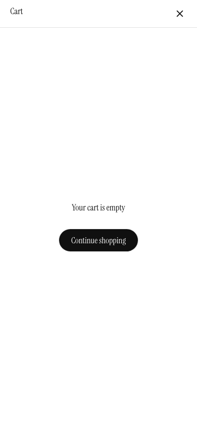 Cart → panel opened — Navi+ on the Blum Shopify theme