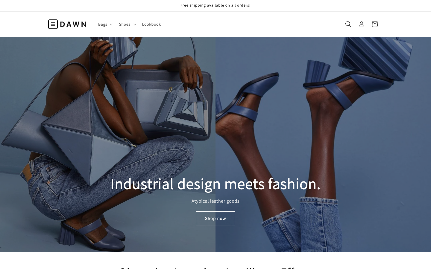 Icon before logo — Navi+ on the Dawn Shopify theme