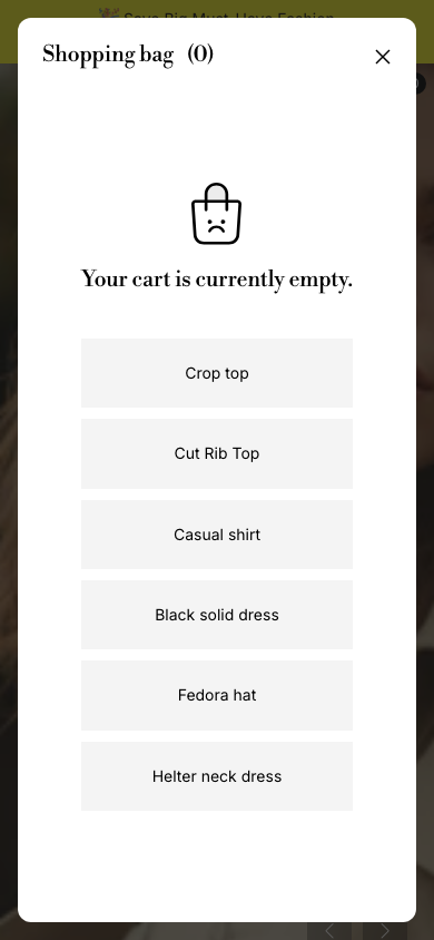 Cart → panel opened — Navi+ on the Desert Shopify theme Cart → panel opened — Navi+ on the Desert Shopify theme