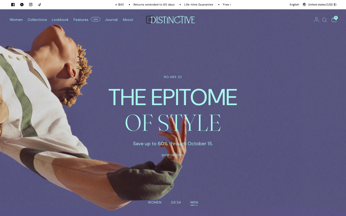 Icon before logo — Navi+ on the Distinctive Shopify theme