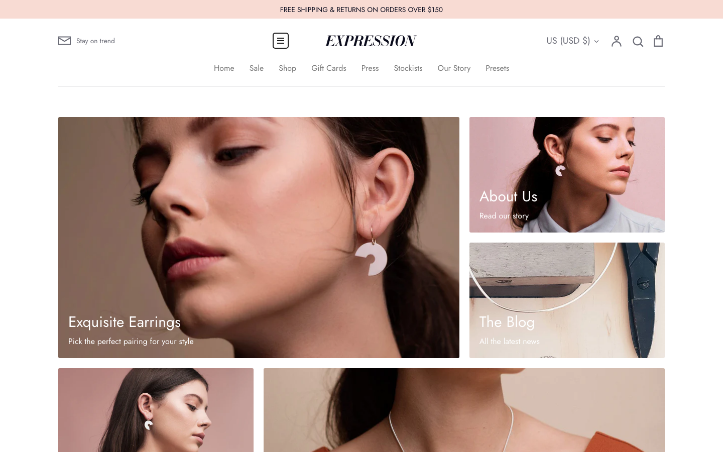 Icon before logo — Navi+ on the Expression Shopify theme