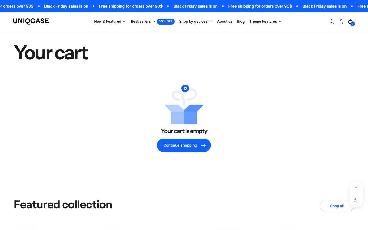 Cart → panel opened — Navi+ on the Futurer Shopify theme Cart → panel opened — Navi+ on the Futurer Shopify theme