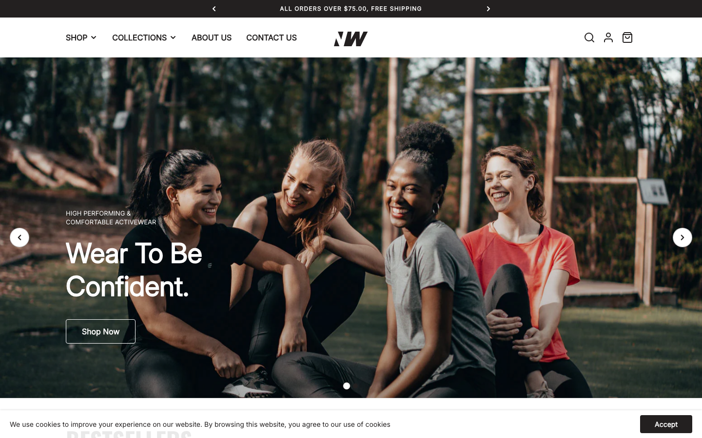 Replace main menu — Navi+ on the Neat Shopify theme