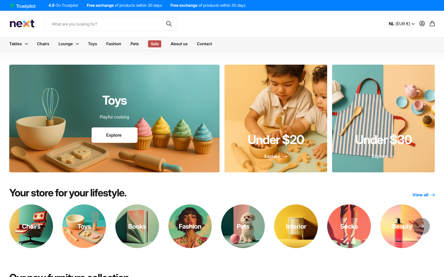 Icon before logo — Navi+ on the Next Shopify theme Icon before logo — Navi+ on the Next Shopify theme