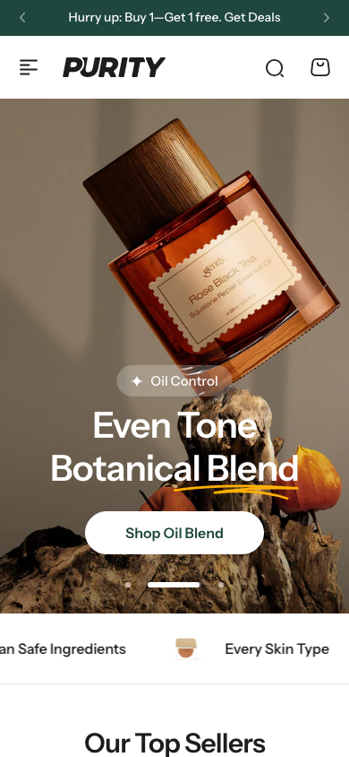 Cart → panel opened — Navi+ on the Purity Shopify theme Cart → panel opened — Navi+ on the Purity Shopify theme