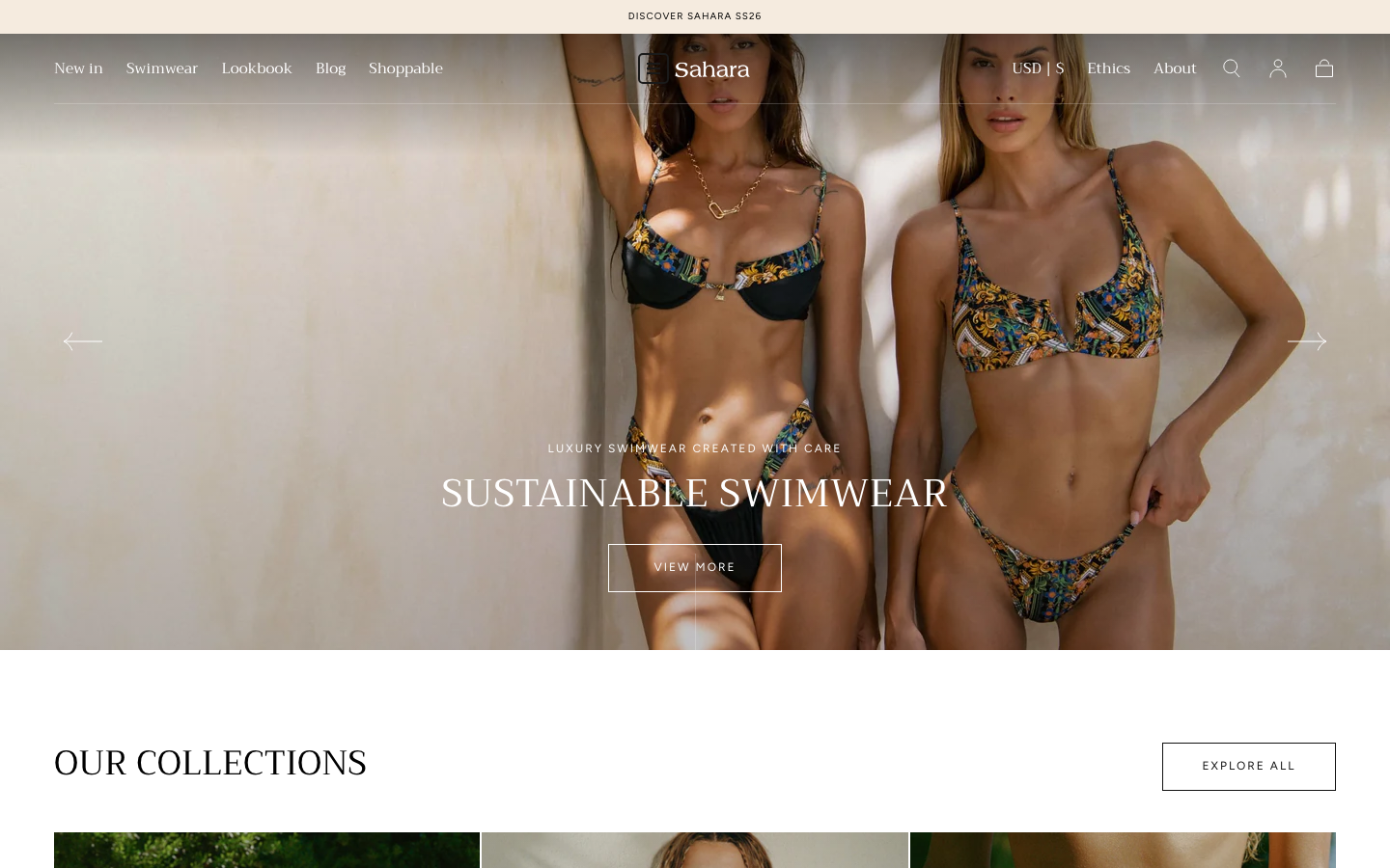 Icon before logo — Navi+ on the Sahara Shopify theme