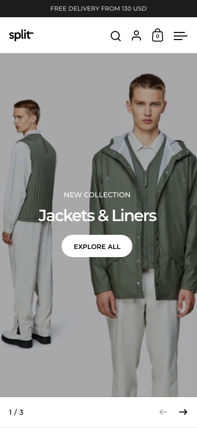Cart → panel opened — Navi+ on the Split Shopify theme Cart → panel opened — Navi+ on the Split Shopify theme