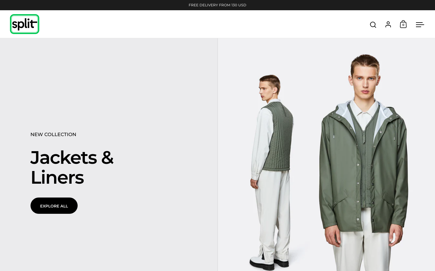 Cart → panel opened — Navi+ on the Split Shopify theme Cart → panel opened — Navi+ on the Split Shopify theme
