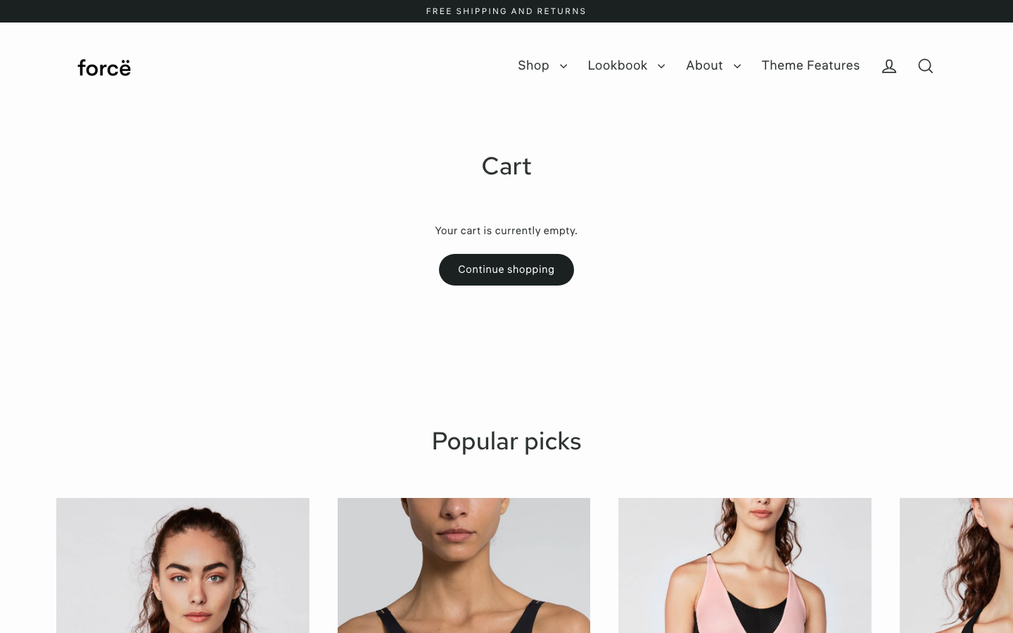 Cart → panel opened — Navi+ on the Streamline Shopify theme