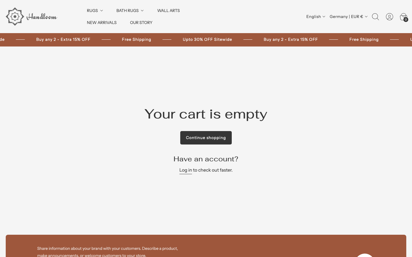 Cart → panel opened — Navi+ on the Swiss Shopify theme