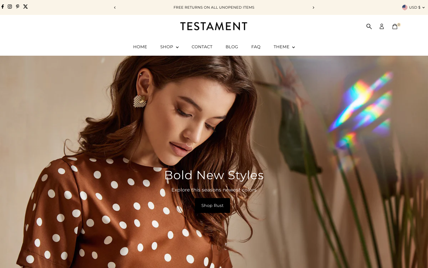 Replace main menu — Navi+ on the Testament Shopify theme Replace main menu — Navi+ on the Testament Shopify theme