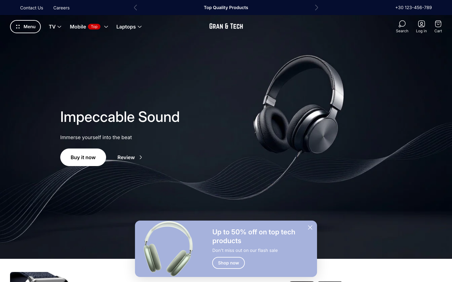 Replace main menu — Navi+ on the Ultra Shopify theme