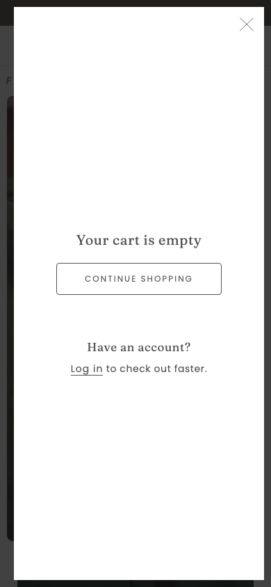 Cart → panel opened — Navi+ on the Vivid Shopify theme