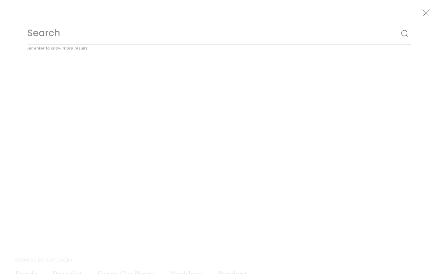 Search → panel opened — Navi+ on the Vivid Shopify theme
