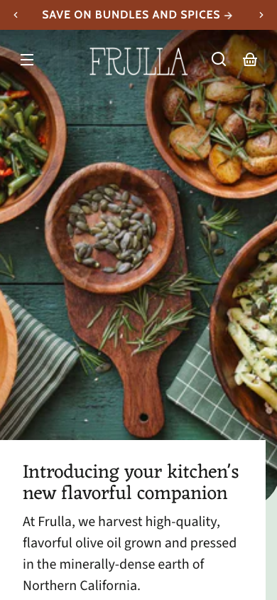 Menu inserted below header — Navi+ on the Whisk Shopify theme