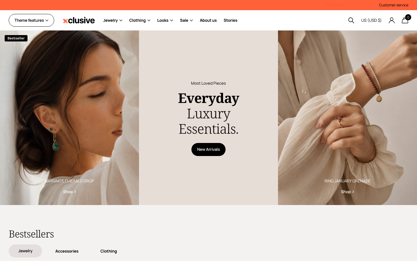 Replace main menu — Navi+ on the Xclusive Shopify theme Replace main menu — Navi+ on the Xclusive Shopify theme